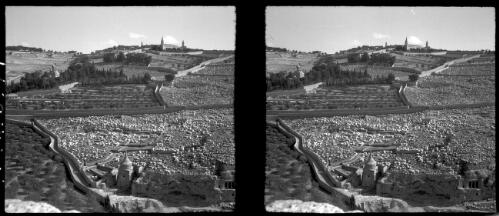 Jerusalem [long view of Mount of Olives, ca. 1940-1945] [picture] / [Frank Hurley]