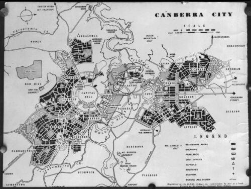 [Plan of Canberra City] [picture] / [Frank Hurley]