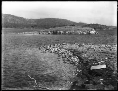Isle of Dead from Pt Puer [picture] : [Port Arthur, Tasmania] / [Frank Hurley]