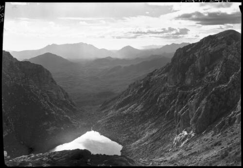 View from Col. West [near Frenchman's Cap] [picture] : [Frenchman Range, Tasmania] / [Frank Hurley]
