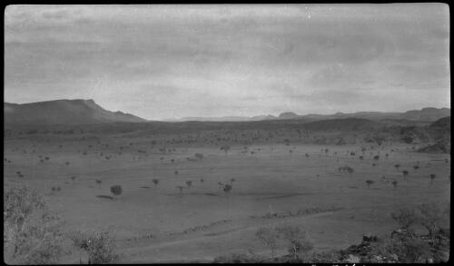 Alice Springs looking west, typical country near Horseshoe Bend [Northern Territory, ca. 1925] [picture] : [Central Australia] / [Frank Hurley]