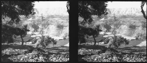 Lebanon [Cedars of Lebanon, near Buchare, stepped plains] [picture] : [Lebanon, World War II] / [Frank Hurley]