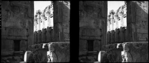 Temple of Bacchus, Baalbek [picture] : [Lebanon, World War II] / [Frank Hurley]