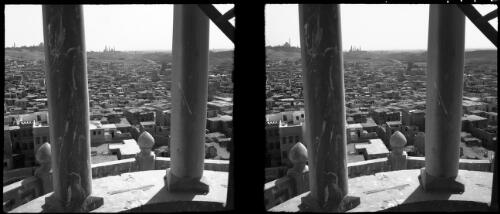 View from Quait Bay Minaret over City of Dead Cairo [picture] : [Egypt, World War II] / [Frank Hurley]