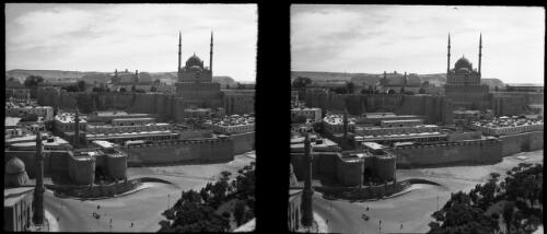 Cairo looking down onto the Citadel Cairo built by Salah-ed-din [picture] : [Egypt, World War II] / [Frank Hurley]