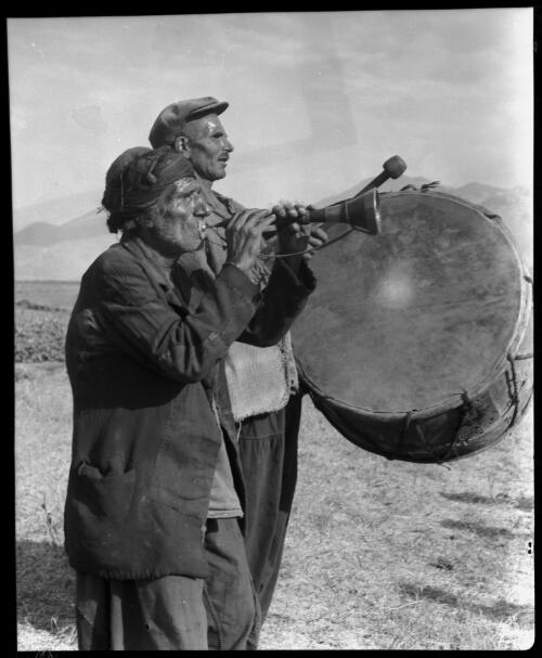 Kurdish Jazz band [picture] : [Iran, World War II] / [Frank Hurley]