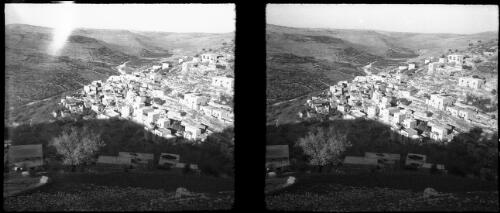 [Amman, the rooftops of houses just below, the town beyond] [picture] : [Jordan, World War II] / [Frank Hurley]