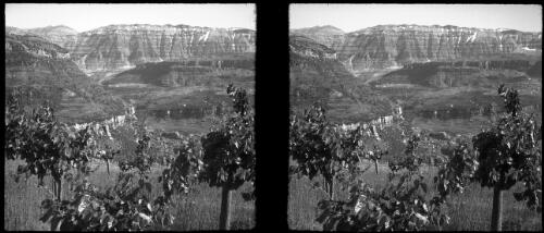 Looking towards Afqa from near Kartaba [picture] : [Lebanon, World War II] / [Frank Hurley]