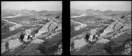 On way to Petra valley [picture] : [Jordan, World War II] / [Frank Hurley]