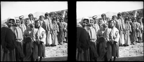 Village children who serve as guides & donkey boys, Wady Musa Petra [picture] : [Jordan, World War II] / [Frank Hurley]