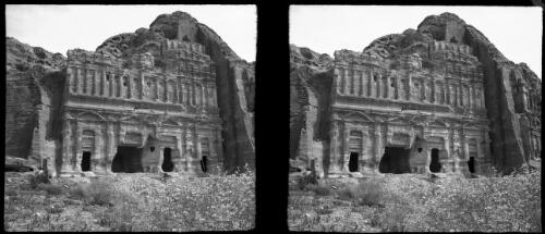 Palace of Kings [Palace Tomb, Petra] [picture] : [Jordan, World War II] / [Frank Hurley]