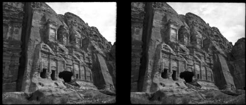 Temple or Palace of the Kings Petra [picture] : [Jordan, World War II] / [Frank Hurley]