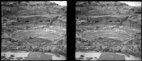The amphitheatre Petra [picture] : [Jordan, World War II] / [Frank Hurley]