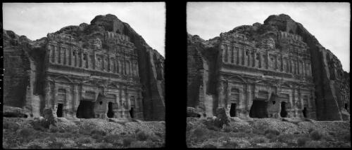 Temple Ruins Petra [picture] : [Jordan, World War II] / [Frank Hurley]