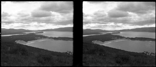 [Looking down on several bays and peninsulas, ca. 1938-1947] [picture] : [Tasmania] / [Frank Hurley]