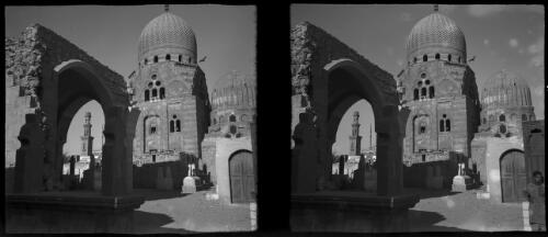 Glimpse among Tombs of Mamelukes Cairo [Mamluks] [picture] : [Cairo, Egypt, World War II] / [Frank Hurley]