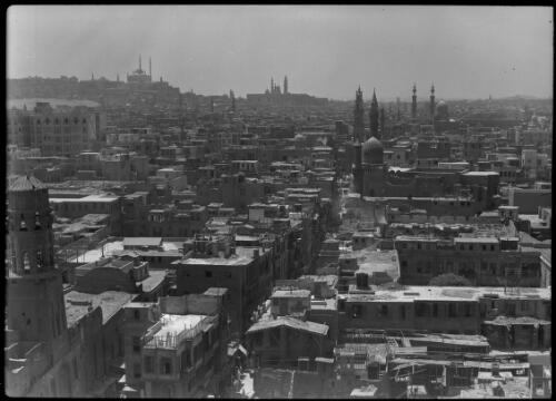 View from the Minaret of Qalaun [picture] : [Cairo, Egypt, World War II] / [Frank Hurley]