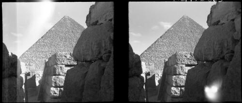 The Great Pyramid, Cheops [picture] : [Cairo, Egypt, World War II] / [Frank Hurley]
