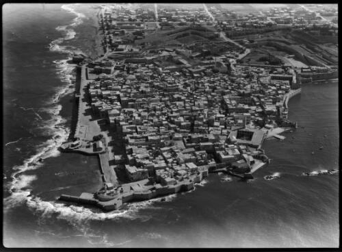The Old City of Acre, aerial [Palestine] [picture] / [Frank Hurley]