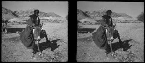 Off to Jericho, typical rider of Jordan valley Arab [picture] / [Frank Hurley]
