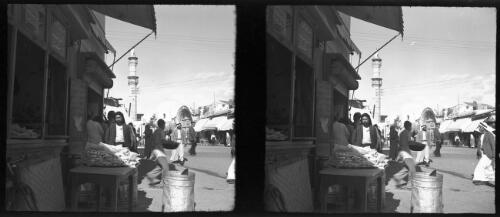 Jaffa [shop with produce outside] [picture] / [Frank Hurley]