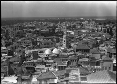 The town of Tripoli looking towards the Port Syria [view from an elevated position overlooking the town] [picture] / [Frank Hurley]