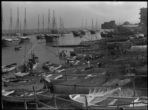 Ships in the port of ancient Sidon [World War II] [picture] / [Frank Hurley]