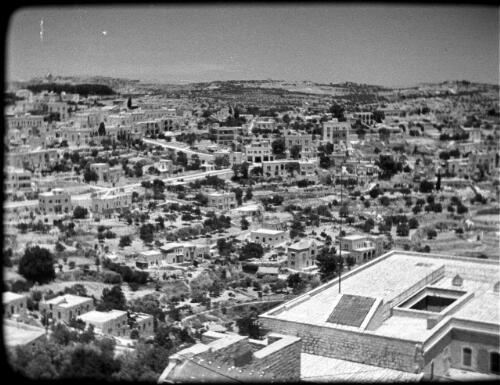 Ras Naqura, headland & Acre [(Akko) Palestine. General view overlooking city of Acre] [picture] / [Frank Hurley]