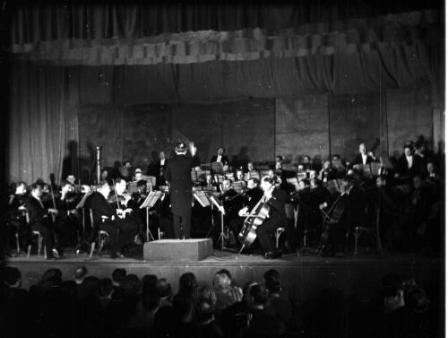[General view of the orchestra as seen from the seats] [picture] / [Frank Hurley]