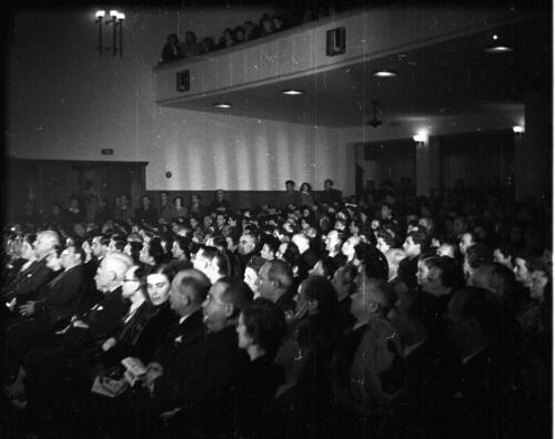 [A view of the audience] [picture] / [Frank Hurley]