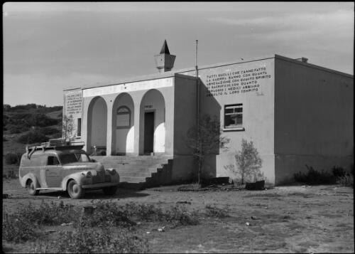 Church at Tobruck [Tobruk, ca. 1940-1946] [picture] : [Barqah, Libya] / [Frank Hurley]