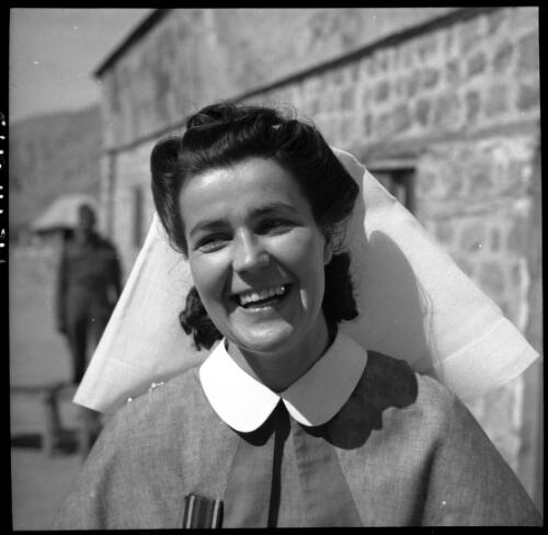 [Close up of a female nurse, World War II, 1] [picture] : [Iran] / [Frank Hurley]