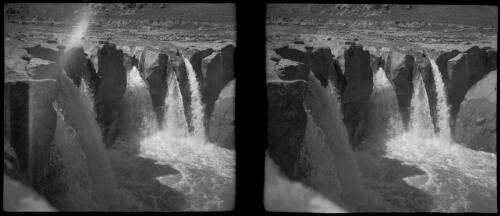 A small waterfall on an affluent of the Karun River Persia [World War II] [picture] : [Iran] / [Frank Hurley]