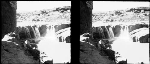 Waterfalls on an affluent of the Kalun River [World War II] [picture] : [Iran] / [Frank Hurley]