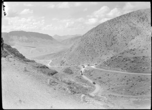 The famous Paitak Pass that leads from the Plains to the plateau heights 25, 26, 27 Feb 44 [25-27 Feburary 1944] [picture] : [Iran, World War II] / [Frank Hurley]