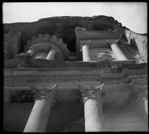Petra [Khazna tomb ca. 1940-1946] [picture] : [Petra Valley, Jordan] / [Frank Hurley]