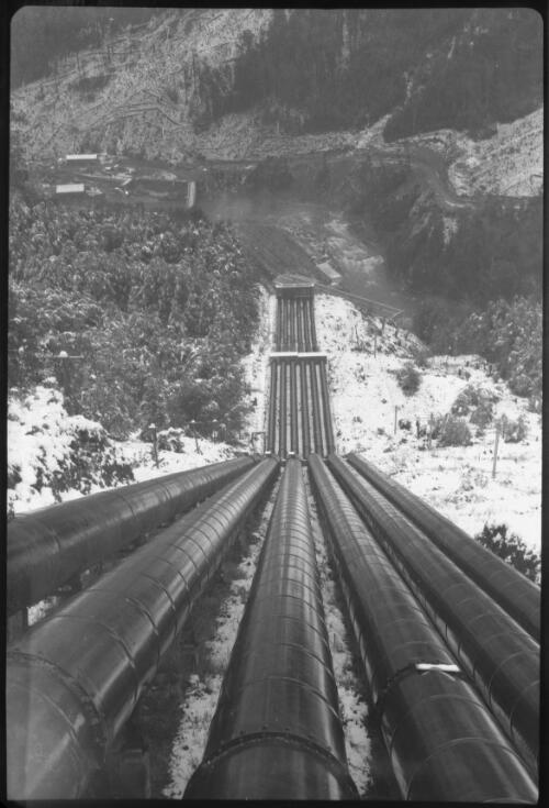 [Pipeline at Tarraleah, Tasmania, 1] [picture] / [Frank Hurley]