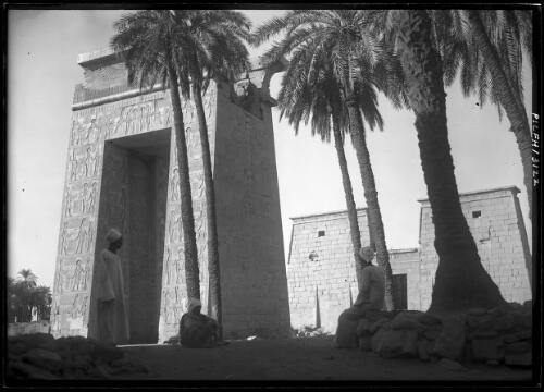 Gateway of Ptolemy IIIrd Euergetes 222 BC [picture] : [Egypt, World War II] / [Frank Hurley]
