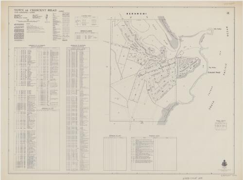 Town of Crescent Head and adjoining lands [cartographic material] : Parish - Palmerston, Land Board District - Taree, Land District - Kempsey, Shire - Kempsey, Pastures Protection District - Port Macquarie : within Division - Eastern N.S.W. / cartographer-Nick Fisher