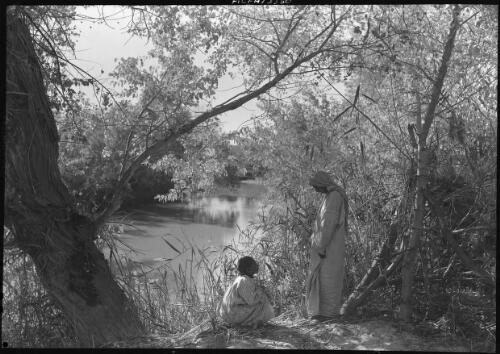 Baptismal site on Jordan River 25 Dec 42 [25 December 1942] [picture] / [Frank Hurley]