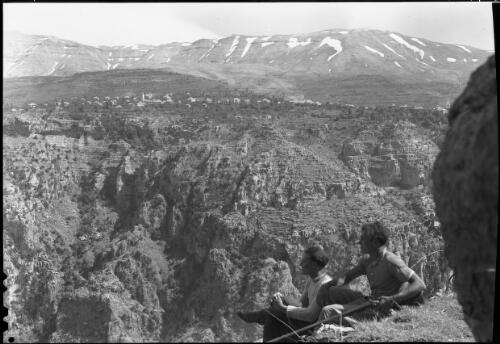 In the Lebanons not far from Becharre [picture] : [Lebanon, World War II] / [Frank Hurley]