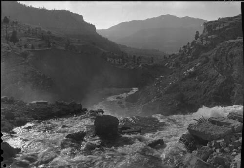 In the Lebanons at the source of the (River) Nahr Ibrahim [picture] : [Lebanon, World War II] / [Frank Hurley]