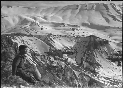 In the Lebanons below the Cedars not far from Becharre [picture] : [Lebanon, World War II] / [Frank Hurley]