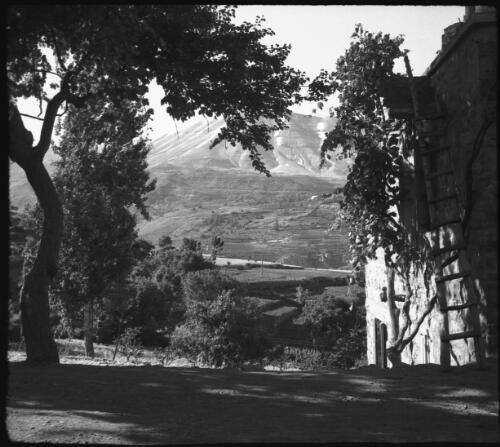 Scene in the Lebanons, near Aleep [picture] : [Lebanon, World War II] / [Frank Hurley]