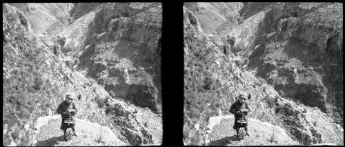 Wady Qadisha from near Hajir Lebanons [picture] : [Lebanon, World War II] / [Frank Hurley]