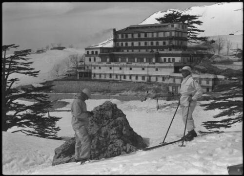 The Chalet at the Cedars where the AIF formed a ski school [picture] : [Lebanon, World War II] / [Frank Hurley]