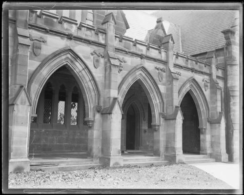 Arches of the Sydney University building, New South Wales, ca. 1920s [picture]