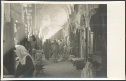 [Street scene, Old City, Jerusalem, 4] [picture] / [Frank Hurley]