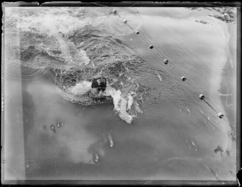 Swimmer Edna Davy doing laps, New South Wales, ca. 1928 [picture]