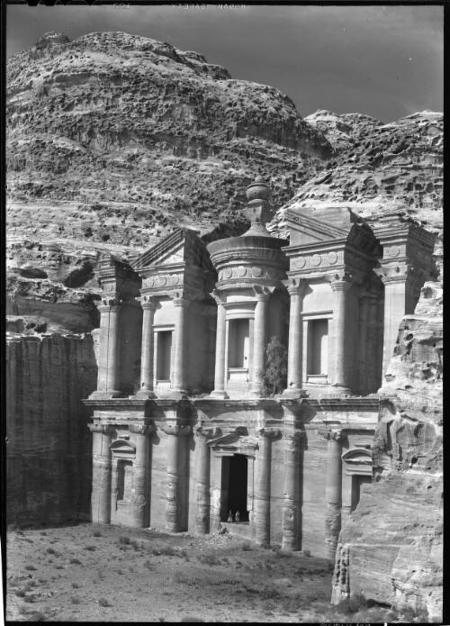 El Deir 'The Monastery' Petra [picture] : [Petra Valley, Jordan] / [Frank Hurley]